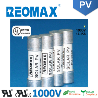 8A 1000Vdc REOMAX光伏熔斷器10X38mm PV1000