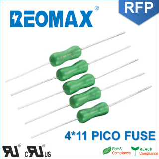 RFP 4.0*12mm 350V 環(huán)氧涂層(快斷型) UL/cUL